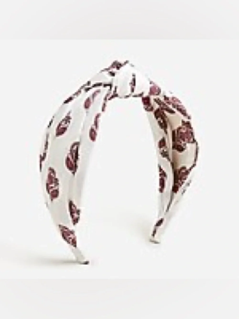 J. Crew Printed knot headband